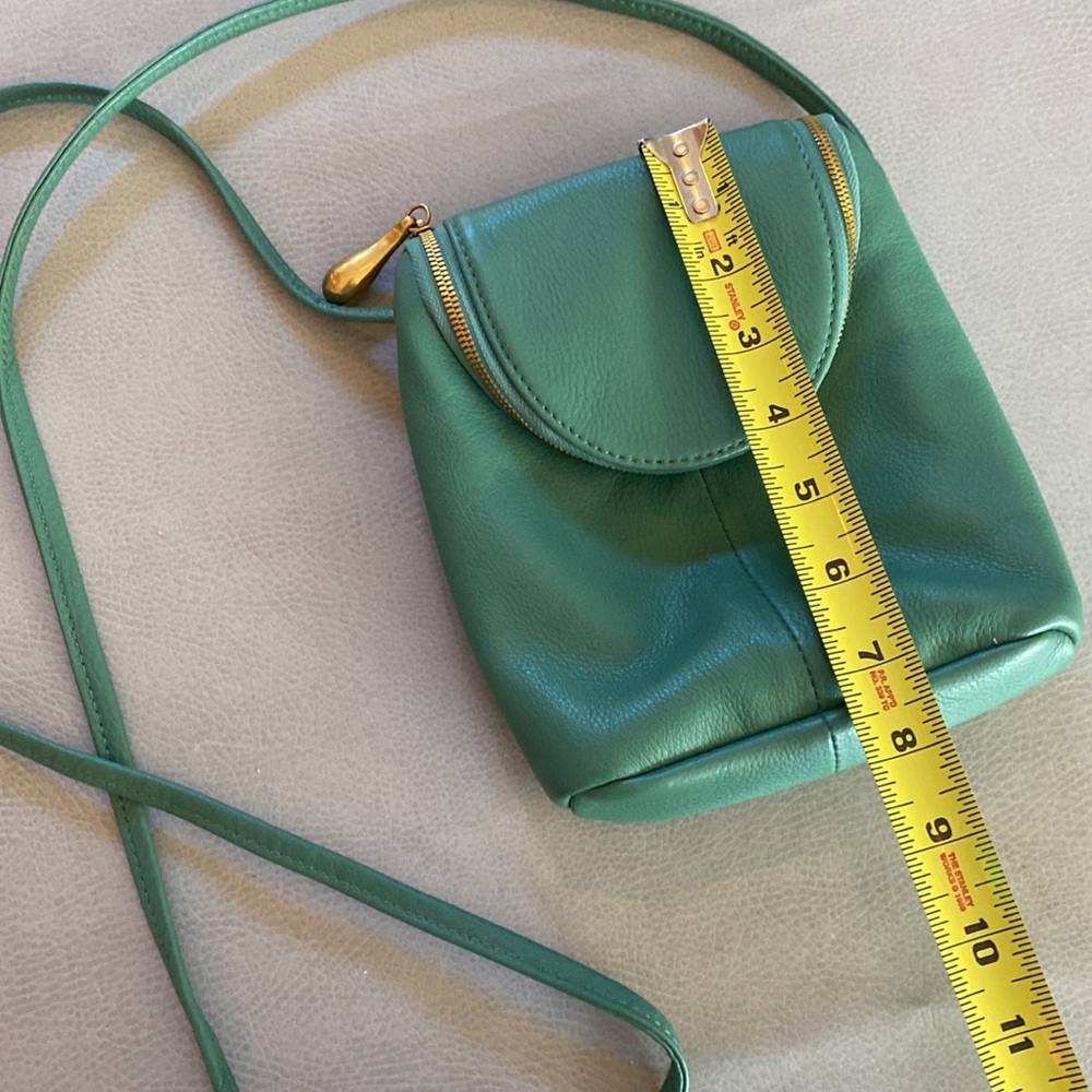 HOBO Fern Garden Green Leather Crossbody Bag - Picture 3 of 6